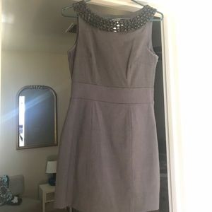 Adorable neckline embellished dress